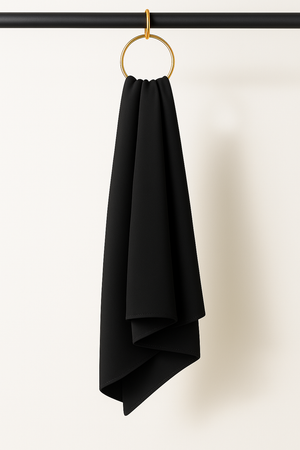 Premium Jersey Hijab - Svart