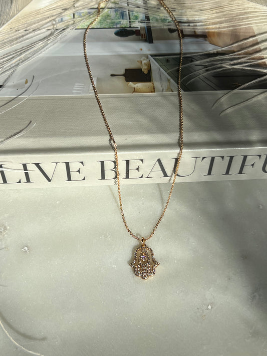 Hamsa Hand necklace